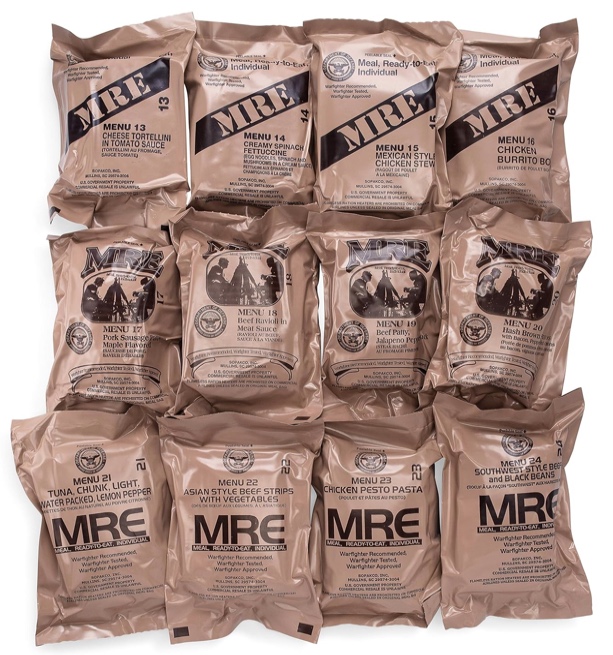 MRE Meals - HQ Company/Surplus Warrior